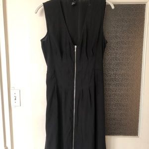 H&M black zipper dress